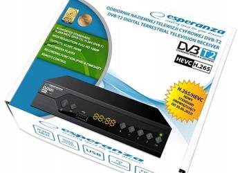 DIGITAL TUNER ESPERANZA DVB-T2 H.265/HEVC EV105R