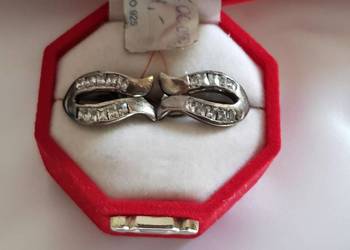 kolczyki srebrne próba cyrkonie biżuteria nowe