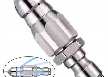 Dysza do Udrażniania Rur | Szybkozłączka 1/4", Stal Nierdzewna