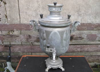 samowar na węgiel drzewny nowy mosiężny