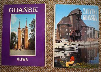 Zabytki Gdańska , Gdańsk - Oliwa - małe widokówki w postaci ,,leporello '' Zabytki Gdańska , Gdańsk - Oliwa - małe widokówki w postaci ,,leporello ''