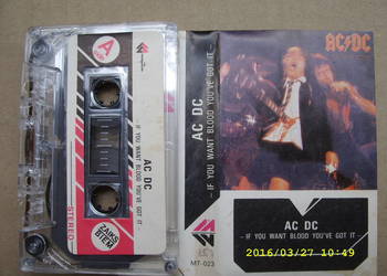 ROCK, kaseta; AC / DC--IF YOUX WANT .
