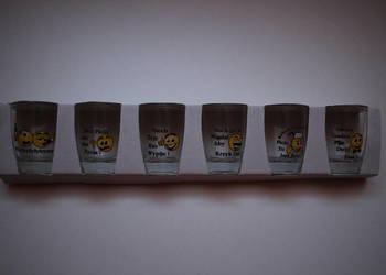 Kieliszki zestaw wódki komplet  urodziny prezent 18