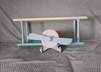 Drewniany półka dla dzieci Samolot Różowa