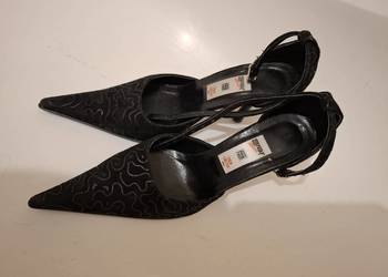 Piękne Damskie Szpilki czarne rozmiar 37.