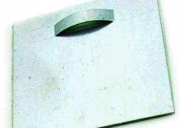 Zawieszka do lustra 8x8cm SAMOPRZYLEPNA mocowanie blacha uchwyt zawiesie