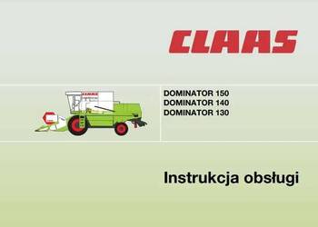 Instrukcja obsługi Claas Dominator 150 | 140 | 130