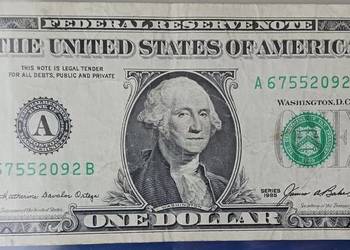 1 $ USA 1985 r.- men. "A" Boston- Massachusetts