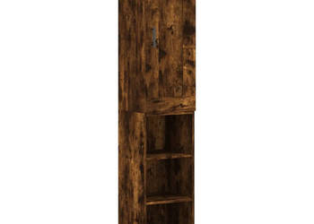 Wysoka szafka przydymiony dąb 345x34x180 cm WM-3200334