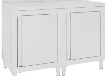 Gastronomiczny stół przyścienny 120x60x96 cm stal nierdzewna WM-3058267