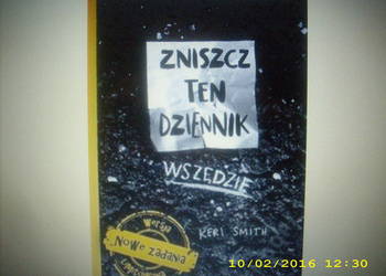 ZNISZCZ TEN DZIENNIK WSZĘDZIE- SMITH/ NOWE ZADANIA F.A.