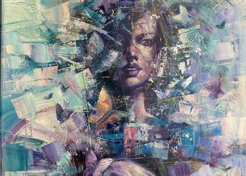 Pitsko  Giennadij Niesamowita 80x70 obraz olejny