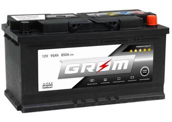 Akumulator 95Ah 850A GROM AGM START&STOP