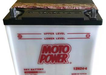 Akumulator motocyklowy MotoPower 12N24-4 12V 24Ah 200A L+