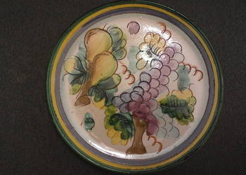 Ceramiczny talerz malowany