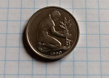 50 PFENNIG ( 50 FENIGÓW ) 1990 ROK ( A ) - NIEMCY
