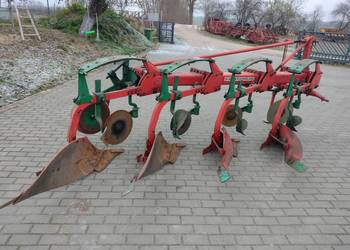 Pług 4-skibowy kverneland sprowadzony zabezpieczenia resorowe orginalny