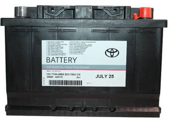 TOYOTA Yaris Auris Corolla Avensis Hilux Akumulator 77Ah 28800-AZC19 OE