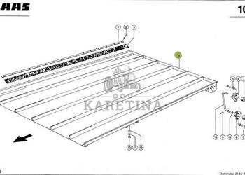 Claas Mega 208 218 360 370 Tucano 440 450 Półka Zwrotna 0006868170 0005545…
