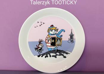 Muminki TALERZYK Moomin Arabia Finland - TOOTICKY fioletowy