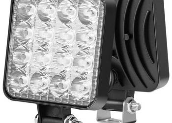 Reflektor Halogen Doświetlacz Samochodowy 16LED 48W