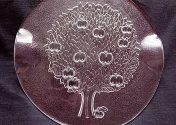 Patera Jabłoń, Kosta Boda, lata 70-e XX w. Autorka projektu - Ann Warff.