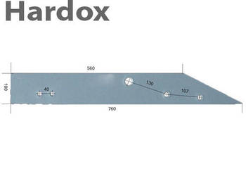 Płoza długa HARDOX 94562/L części do pługa OVERUM