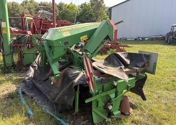 Kosiarka dyskowa czołowa Kuhn John Deere 131 uszkodzona
