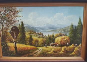 obraz wiejski 90X61