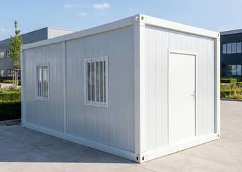 DUŻY! Kontener Biurowy 6x3m Socjalny DO ZŁOŻENIA Magazynowy Budowlany