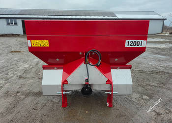 600 litrów / kg Rozsiewacz nawozów Strumyk 2-tarcze Transport