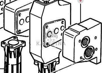 Massey Ferguson 3690 Zawór Przepływowy Rozdzielacz Dystrybutor CZĘŚCI 3582…