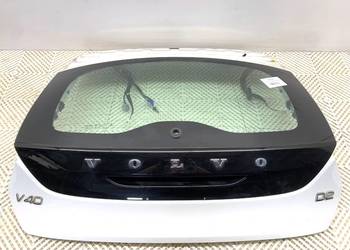 KLAPA TYŁ VOLVO V40 Hatchback ICE WHITE TYLNA, BAGAŻNIKA