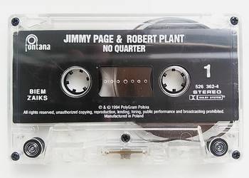 kaseta Jimmy Page & Robert Plant - No Quarter