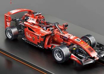 Klocki wyścigówka F1 Dobry prezent dla wieku 6+