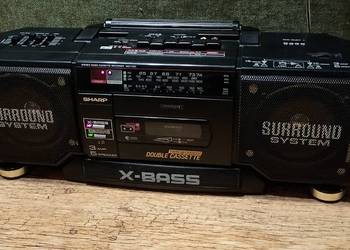 Kultowy Boombox SHARP WQ-T352HT | Vintage 90s |