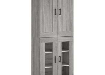 Witrynka szary dąb sonoma 695x34x180cm materiał drewnopochodny WM-3199631