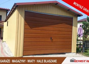 Mały Garaż Blaszany 4x6 - Blaszak - Garaże - Romstal