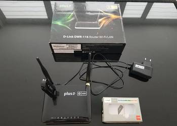 Router WIFI D-Link DWR-116 + Modem USB Huawei E3276 SIM GSM