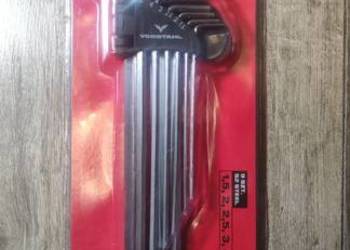 Zestaw kluczy imbusowych VORSTAHL – NOWE,do montażu mebli,napraw rowerów