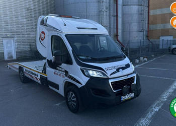 Peugeot Boxer Auto laweta 2.2 blu HDI Webasto klima kamera sypialnia wciąg…