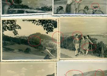 Stara fotografia wycieczka rower góry alpy? 6 szt