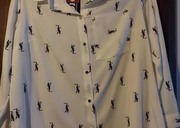 Bluzka Nowa koszulowa biała rozm. 48