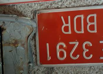 Hiszpańska tablica tymczasowa kolekcjonerska tylko na ścianę