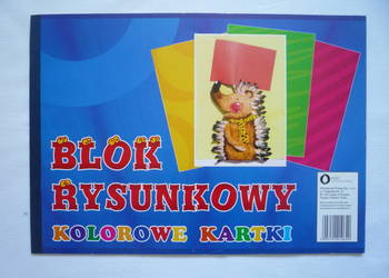 Blok rysunkowy kolorowy Format A 4