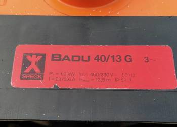 pompa basenowa SPECK BADU  40/13