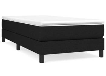 Łóżko z Materacem Kontynentalne Czarne Do Sypialni 80x200 cm WM-3144031