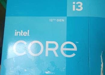 Sprzedam intelcore i3 12100f