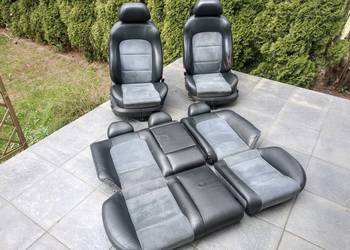 Seat Toledo II 1M fotele kubełkowe półskóra komplet elektryczne tył przód