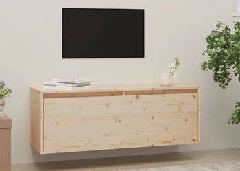 vidaXL Szafka ścienna, 100x30x35 cm, lite drewno sosnowe(sku813465) vidaXL Szafka ścienna, 100x30x35 cm, lite drewno sosnowe(sku813465)